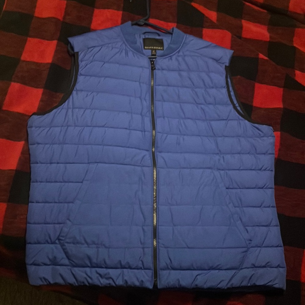 Banana Republic Men’s Puffer Vest - Blue XL